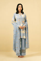 3 Piece - Embroidered Marina Suit