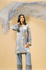 3 Piece - Embroidered Marina Suit