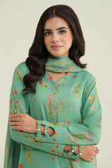 3 Piece-Printed Suit-C6177