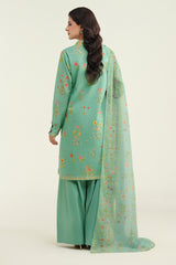 3 Piece-Printed Suit-C6177