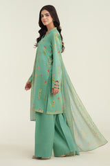 3 Piece-Printed Suit-C6177