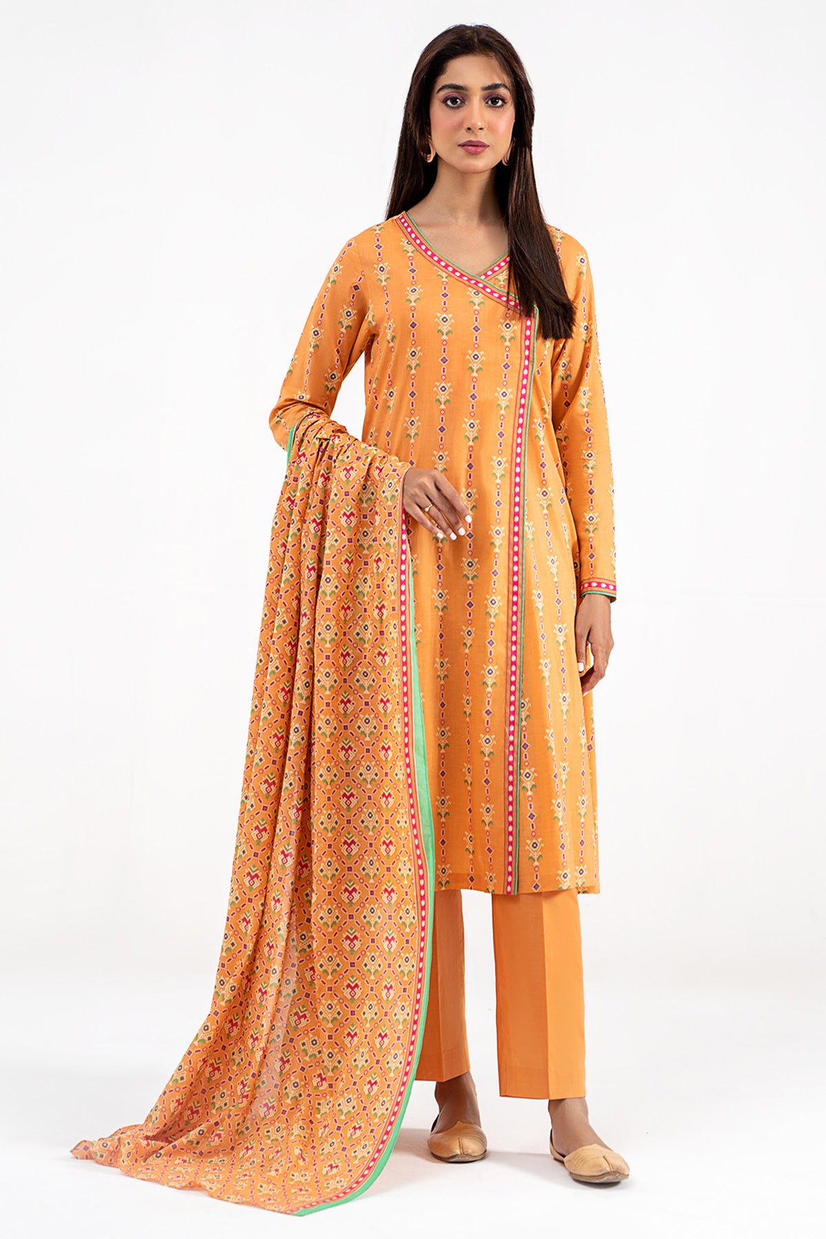 3 Piece Cotton Lawn Suit Kayseria Pakistan