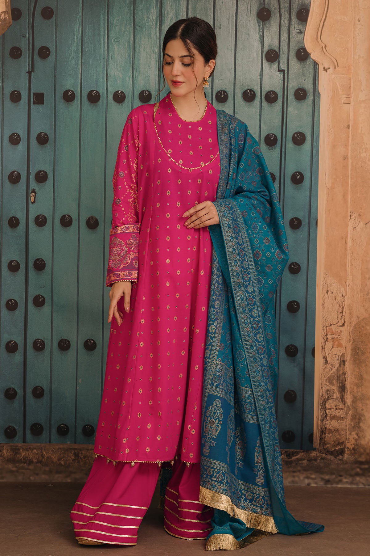 3 Piece Cotton Lawn Suit Kayseria Pakistan