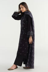 2 Piece - Printed & Embroidered Suit - C6203