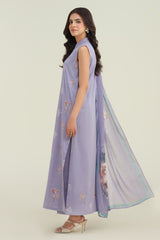 3 Piece-Printed & Embroidered Suit-C6234