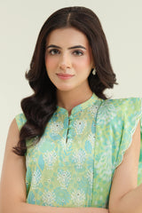 3 Piece-Printed & Embroidered Suit-C6239