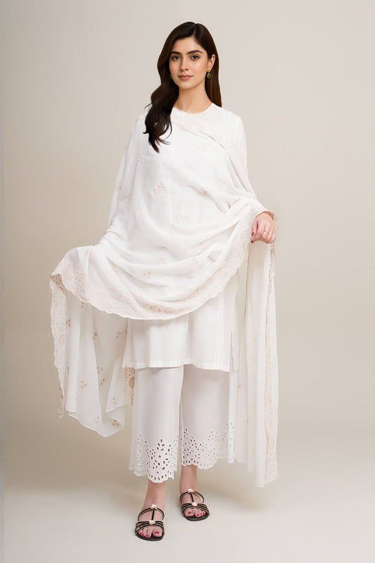 Embroidered Dupatta - C6247