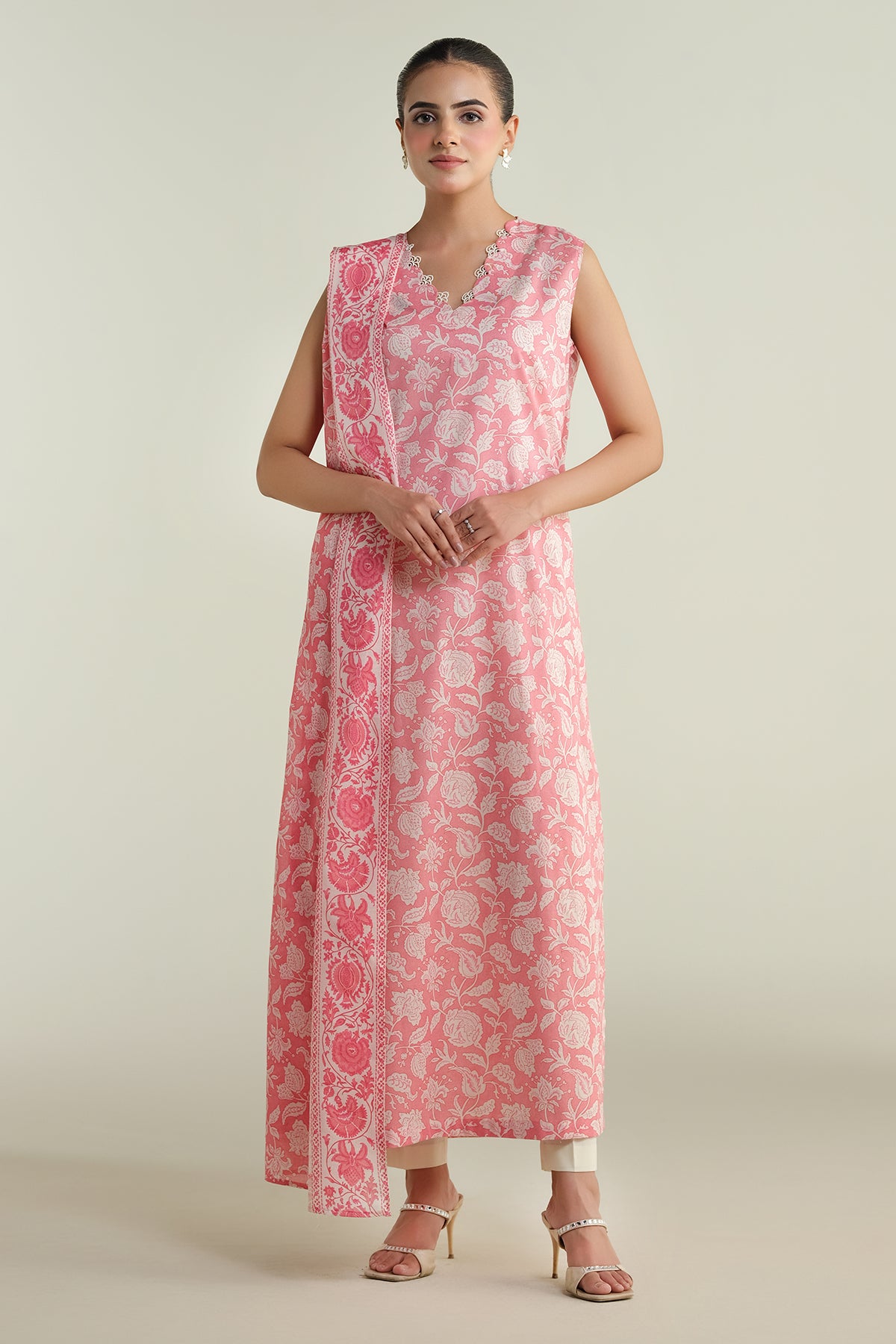2 Piece - Printed Suit - C6264