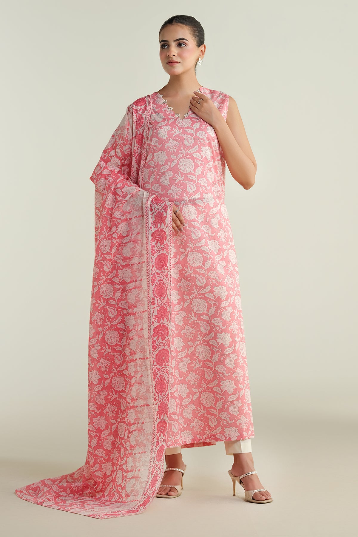 2 Piece - Printed Suit - C6264