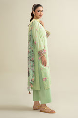 3 Piece - Embroidered Suit - C6278