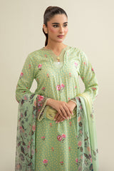3 Piece - Embroidered Suit - C6278