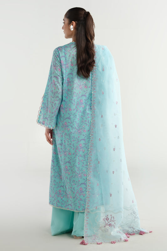 3 Piece - Printed Embroidered - C6282