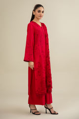 3 Piece - Embroidered Suit - C6283
