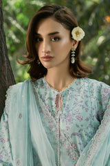 3 Piece - Printed & Embroidered - C6282