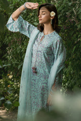 3 Piece - Printed & Embroidered - C6282