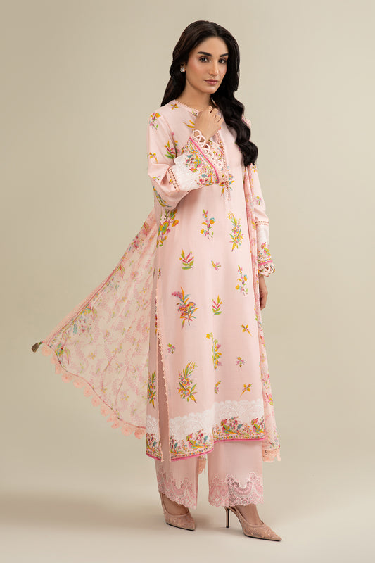 3 Piece - Embroidered Suit - C6291
