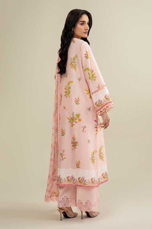 3 Piece - Embroidered Suit - C6291