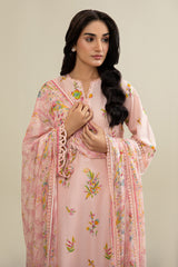 3 Piece - Embroidered Suit - C6291