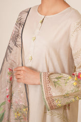 3 Piece - Printed Suit - C6293