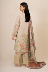 3 Piece - Printed Suit - C6293