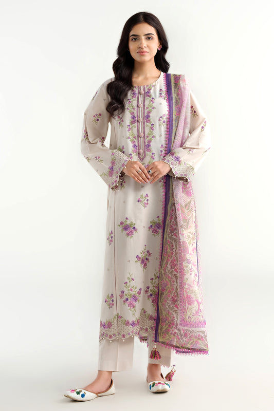 3 Piece - Embriodered Suit - C6294