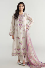 3 Piece - Embriodered Suit - C6294