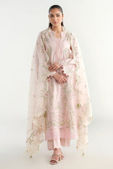 3 Piece - Embriodered Suit - C6302