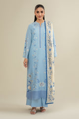 3 Piece - Embroidered Suit - C6305