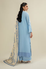 3 Piece - Embroidered Suit - C6305