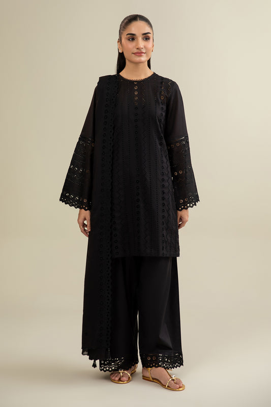 3 Piece - Embroidered Suit - C6308