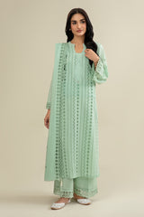 3 Piece - Embroidered Suit - C6313
