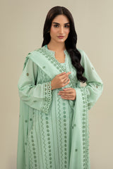 3 Piece - Embroidered Suit - C6313