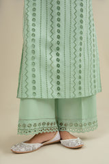 3 Piece - Embroidered Suit - C6313