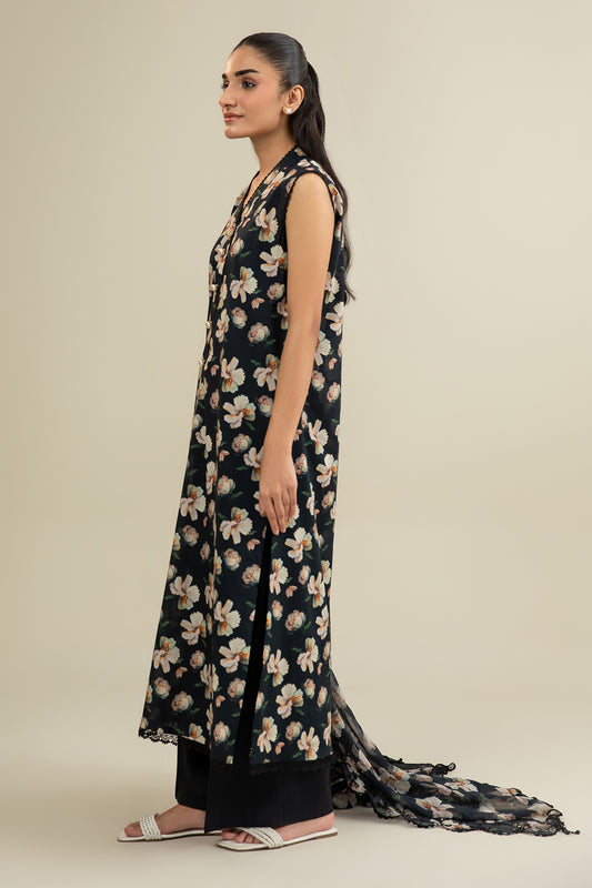 3 Piece - Printed Suit - C6314