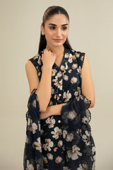 3 Piece - Printed Suit - C6314