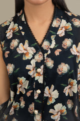 3 Piece - Printed Suit - C6314