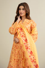 3 Piece - Printed Suit - C6318