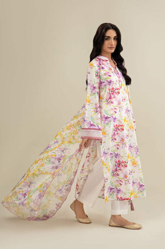 3 Piece - Embroidered Suit - C6321