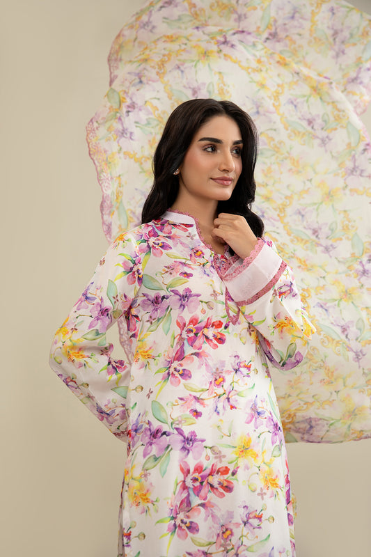 3 Piece - Embroidered Suit - C6321