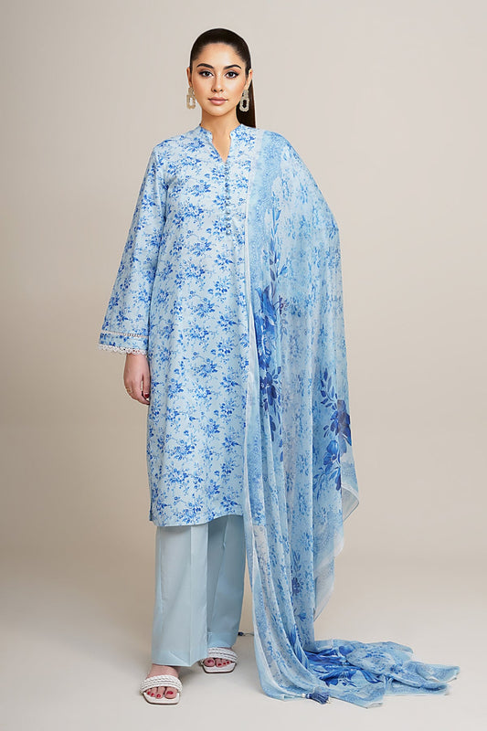 3 Piece - Printed Suit - C6324