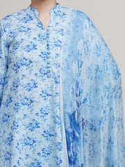 3 Piece - Printed Suit - C6324