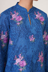 2 Piece - Printed & Embroidered Suit - C6345