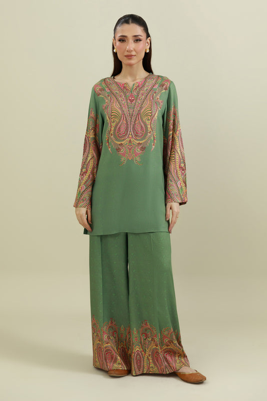 2 Piece - Printed Suit - C6347