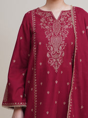 3 Piece - Embroidered Suit - C6353