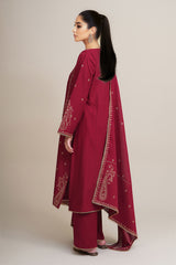 3 Piece - Embroidered Suit - C6353