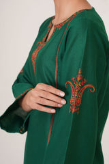 2 Piece - Embroidered Suit - C6355