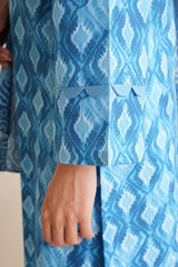 3 Piece - Printed Suit - C6373