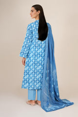 3 Piece - Printed Suit - C6373