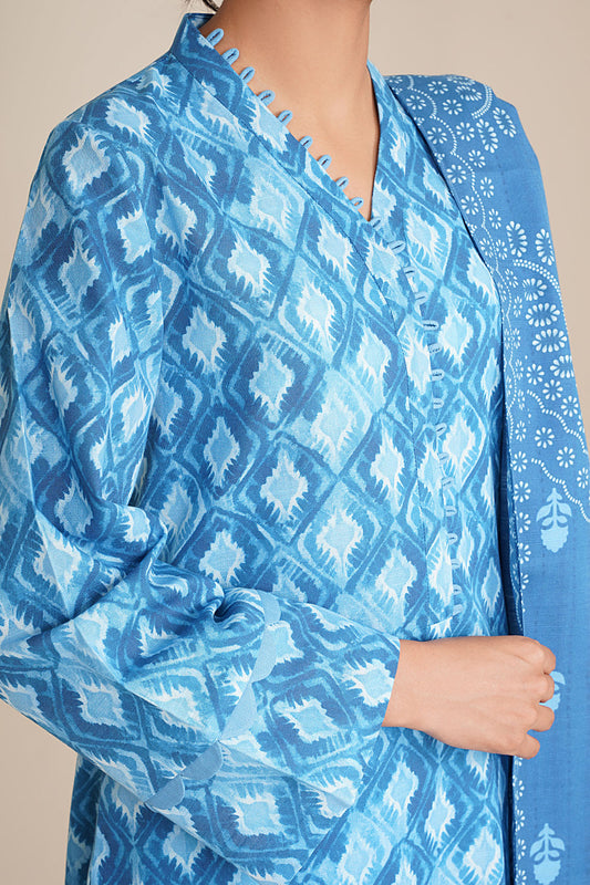 3 Piece - Printed Suit - C6373