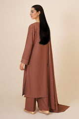 3 Piece - Embroidered Suit - C6378
